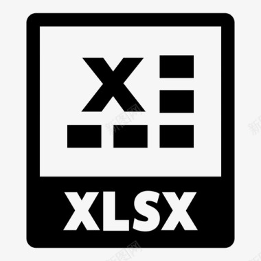 微软Excel电子表格xlsx文件表格电子表格图标图标