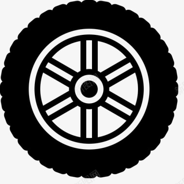 美国运动轮胎汽车汽车轮胎图标图标