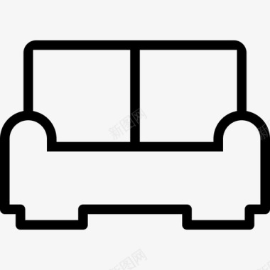 家具饰品沙发放松躺着图标图标