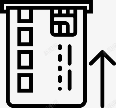 读卡器音箱插卡存取芯片信用机图标图标