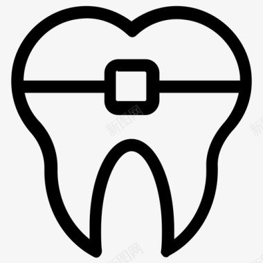 牙科辅助用户界面图标图标