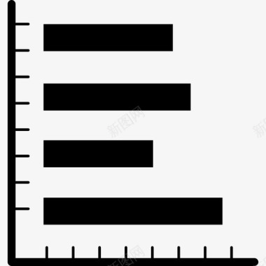 垂直数据条图形界面数据分析图标图标