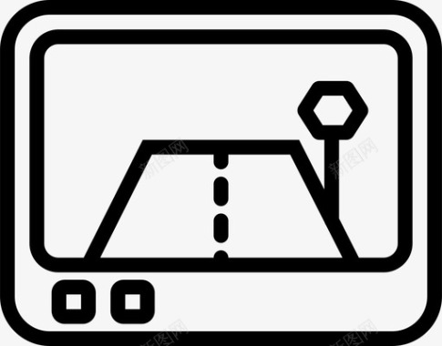 地图导航素材导航系统旅行道路图标图标