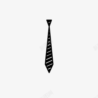 领带条纹奢华图标图标