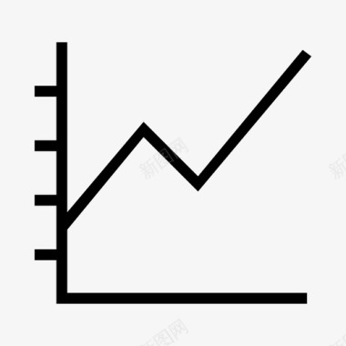 购物信息图表线图表示报告图标图标