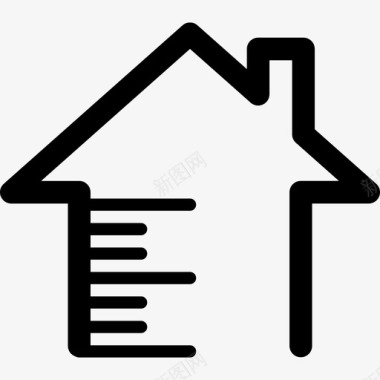 房屋建筑房屋温馨的家图标图标
