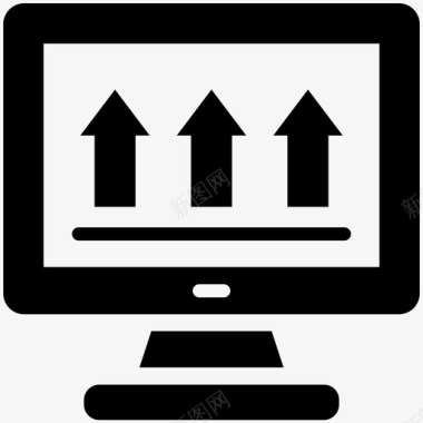 电脑上传信息元素平台图标图标