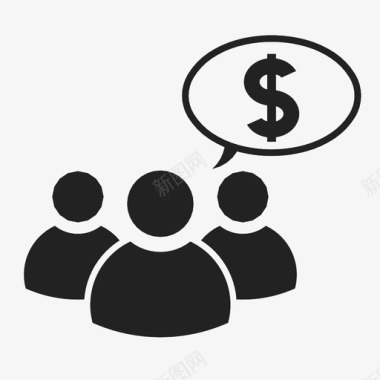 金钱菇商人富人进步图标图标