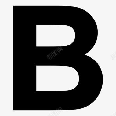 矢量B字母logo标志字母b混合1图标图标