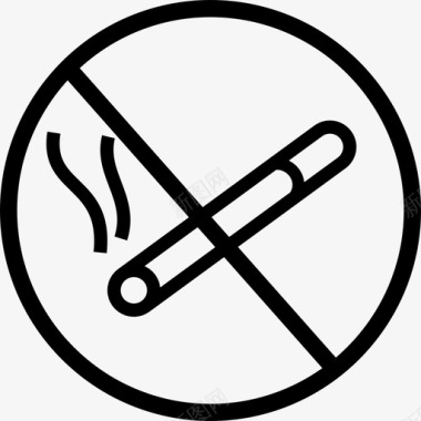 禁止吸烟健康无污染图标图标