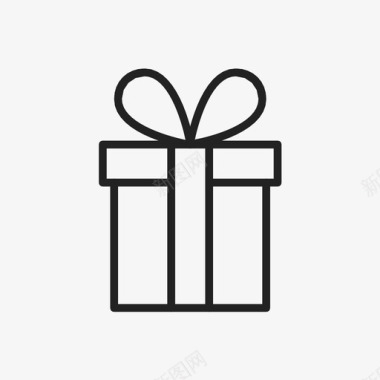超大礼物盒礼物奖励生日图标图标