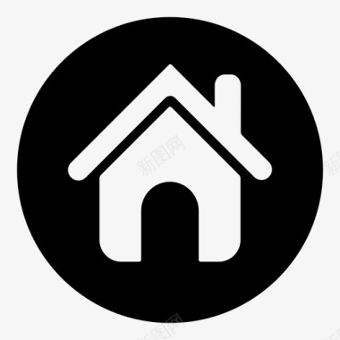 家庭结构房地产图标图标
