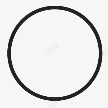 圆半径多边形图标图标