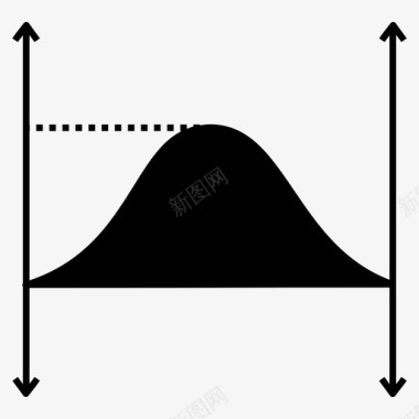 科学研究正弦波数据图形图标图标