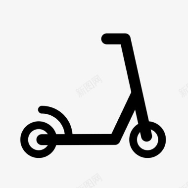 滑板车迷你摩托车玩具图标图标
