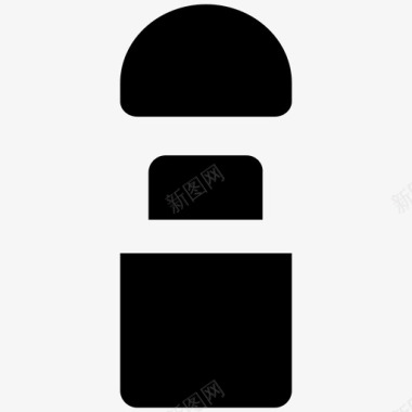 护发素护发素衣服大胆的固体图标图标