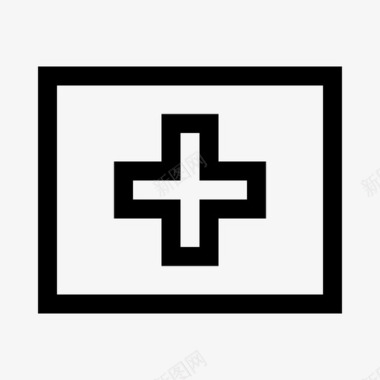 希腊十字加号图案图标图标