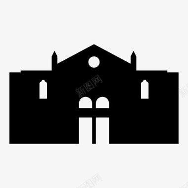 着名地标建筑圣马拉梅诺大教堂圣玛利亚拉梅诺大教堂圣多明各图标图标