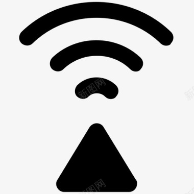 信号塔台wifi信号wifi互联网接收图标图标