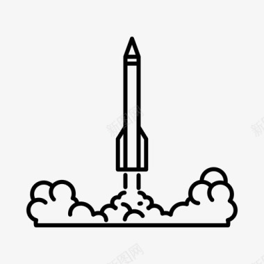 爆炸背景图火箭宇宙起飞图标图标