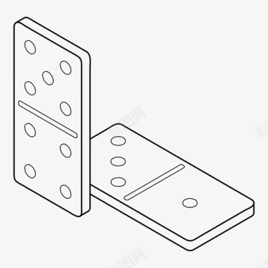 多米诺骨牌口袋游戏图标图标