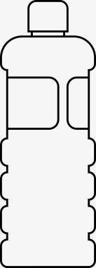 整体普通塑料瓶好塑料细塑料图标图标