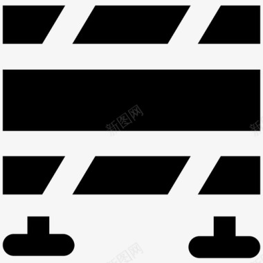禁止堆放障碍物交通障碍物道路障碍物图标图标