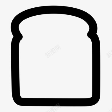 面包清淡饮食白吐司图标图标