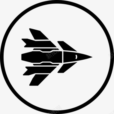 F战斗机军用喷气式图标图标
