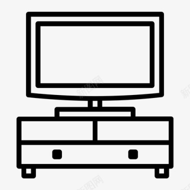 电视柜录像机电视机图标图标