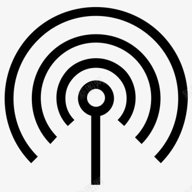 wifi信号访问连接图标图标