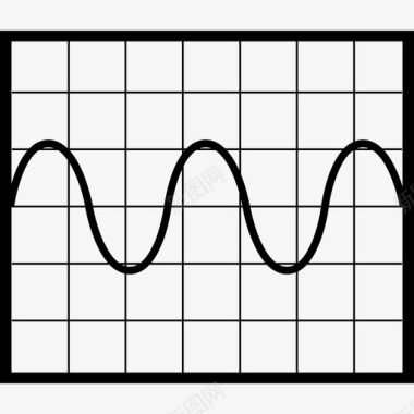 数据分析汇报正弦波图形界面数据分析图标图标