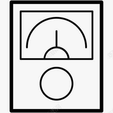 男女商务人员商务人员技术员仪表电压表图标图标