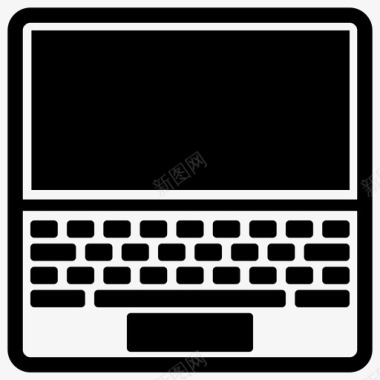 复古键盘背景笔记本电脑空格键pc图标图标