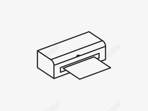 测电仪器打印机纸张处理器文件创建者图标图标