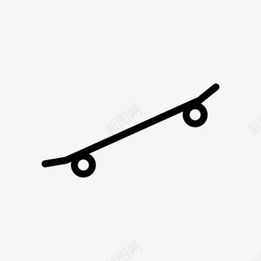 滑板青少年运动图标图标
