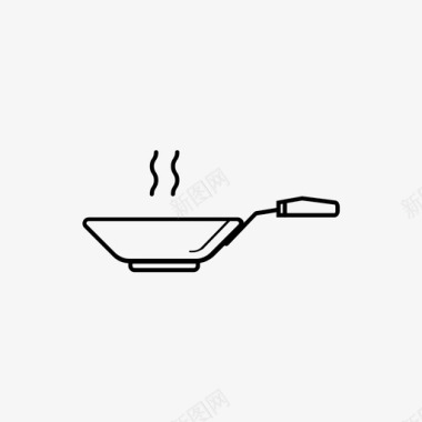 平底锅煨锅炒锅图标图标