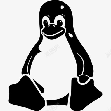 企鹅Linux企鹅标志字符操作系统符号要领图标图标