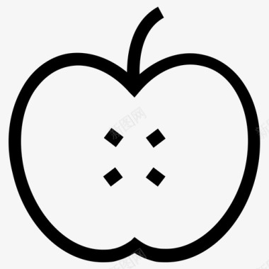 红色苹果牌子苹果减肥食物图标图标