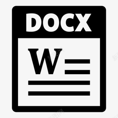 WAV文件格式docx文件docx扩展名officeopen图标图标