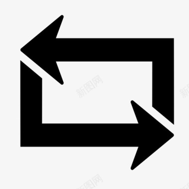 向左旋转同步旋转刷新图标图标