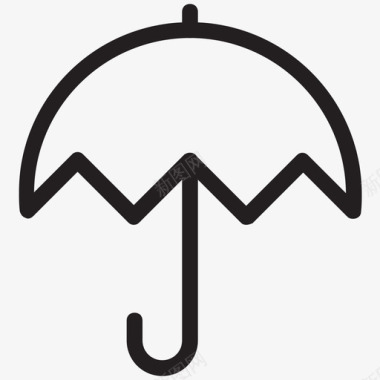 伞遮阳伞防晒图标图标