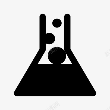 熟悉保险图标化学烧瓶化学品实验室图标图标