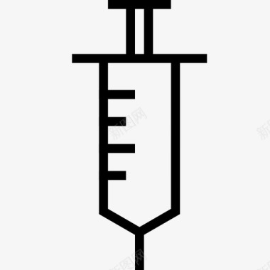 拿针头的医生注射器一次性医生图标图标