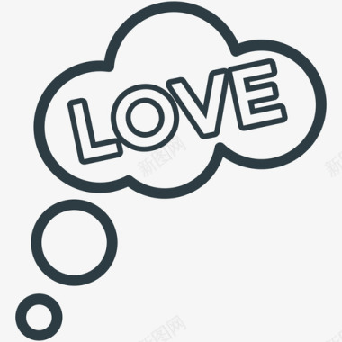 爱情和爱情的象征图标图标