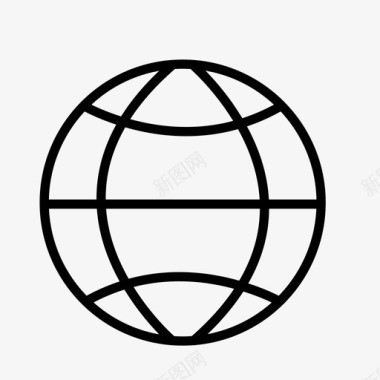 地球海洋圆形图标图标