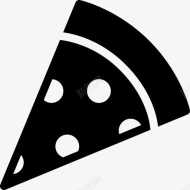披萨片餐饮食品图标图标