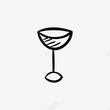 采购产品葡萄酒玻璃杯酒杯饮料图标图标
