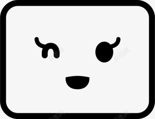 笑的小朋友微笑头像图标图标