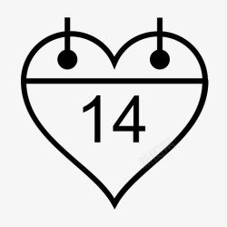 爱情印记情人节对象自然卫星图标高清图片